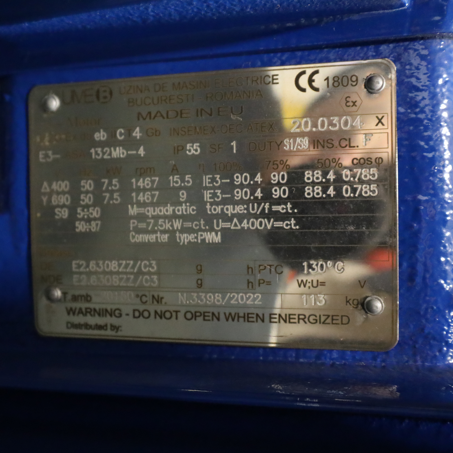 Ventilator DN80A‑4YK.H7.14.G9 Luftstrom A 7,5 kW 400 V - Ziehl-abegg italia s.r.l. (546262)