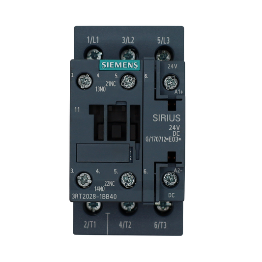 Contacteur S00 18,5 kW 1F+1O bobine 24 V CC Siemens - Wurth (3RT2028-1BB40)