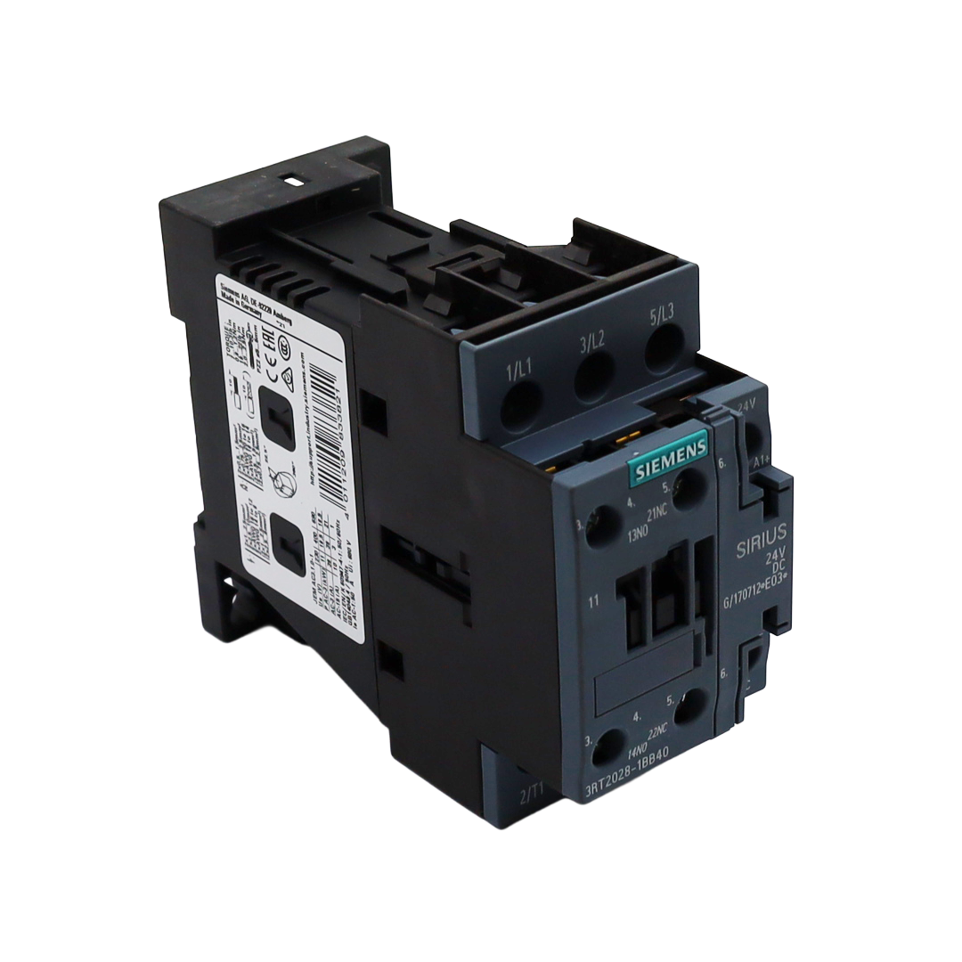 Contattore S00 18,5 kw 1l+1r bobina 24 vcc Siemens - Wurth (3RT2028-1BB40)