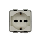 Adattatore da presa CEE a presa civile universale UNEL- ABB (GW64212)