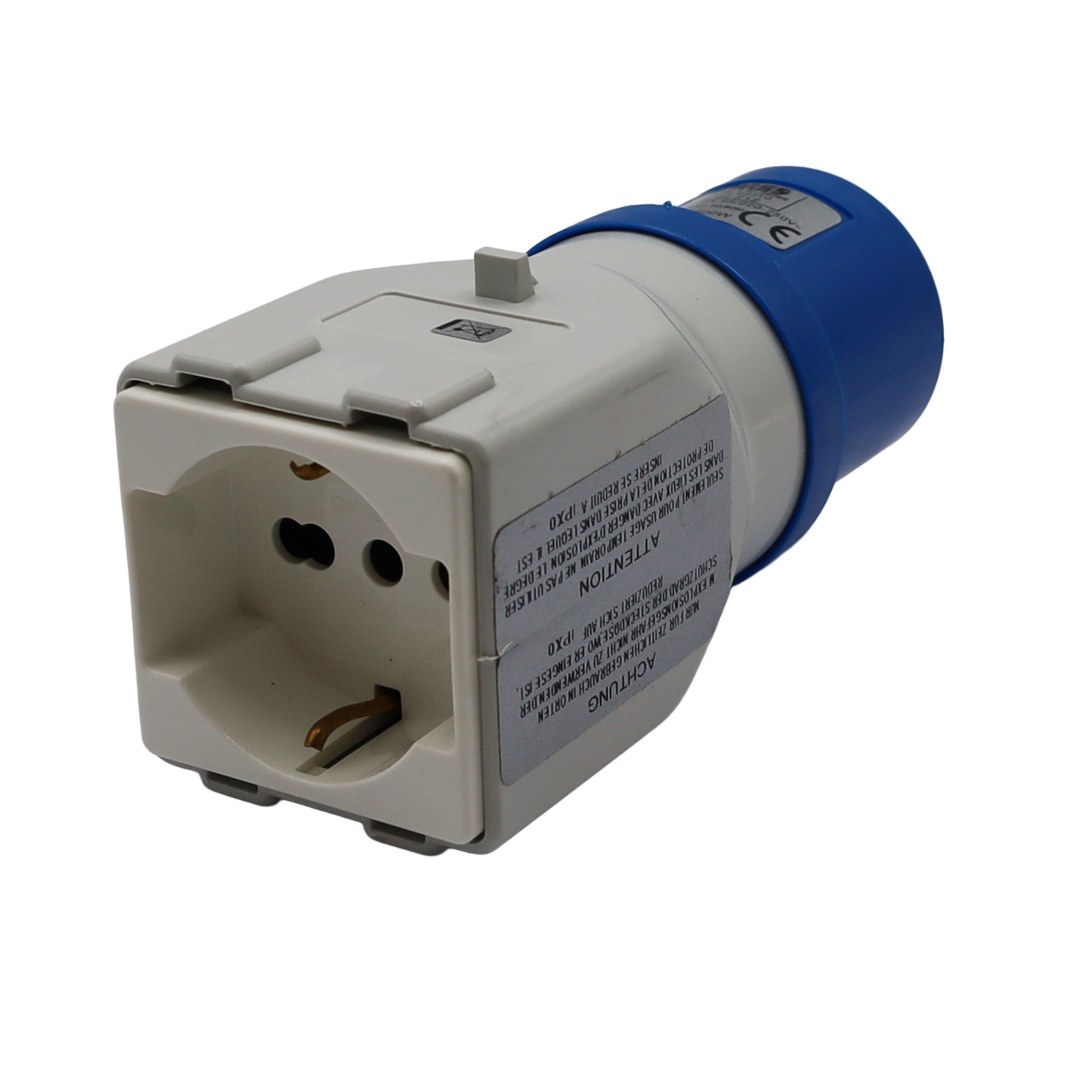 Adattatore da presa CEE a presa civile universale UNEL- ABB (GW64212)