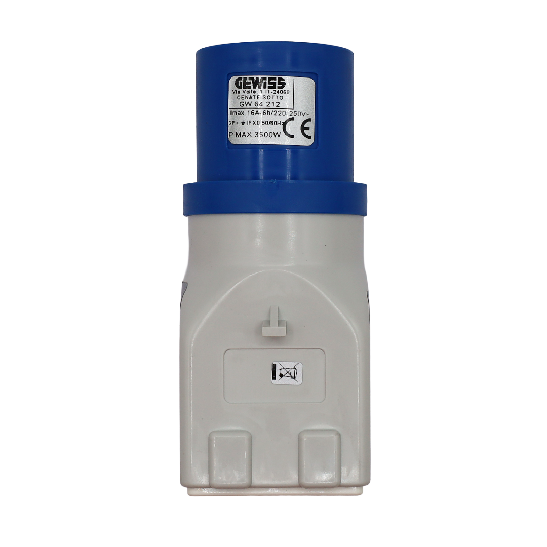 Adattatore da presa CEE a presa civile universale UNEL- ABB (GW64212)