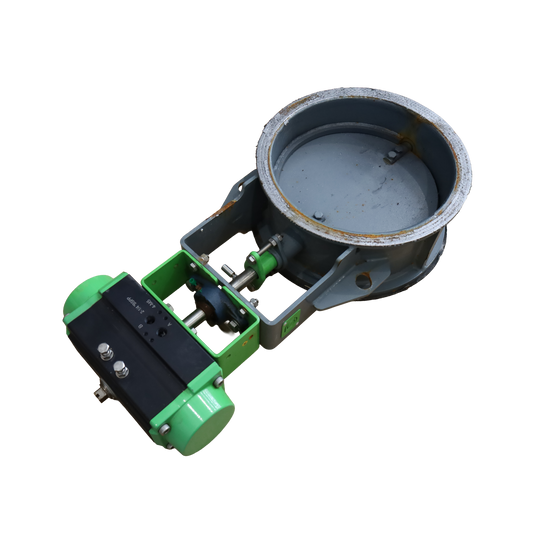 Butterfly valve with DN250 PN06/10 actuator, flanged - Ammtech srl (010.22.0250.01.17)
