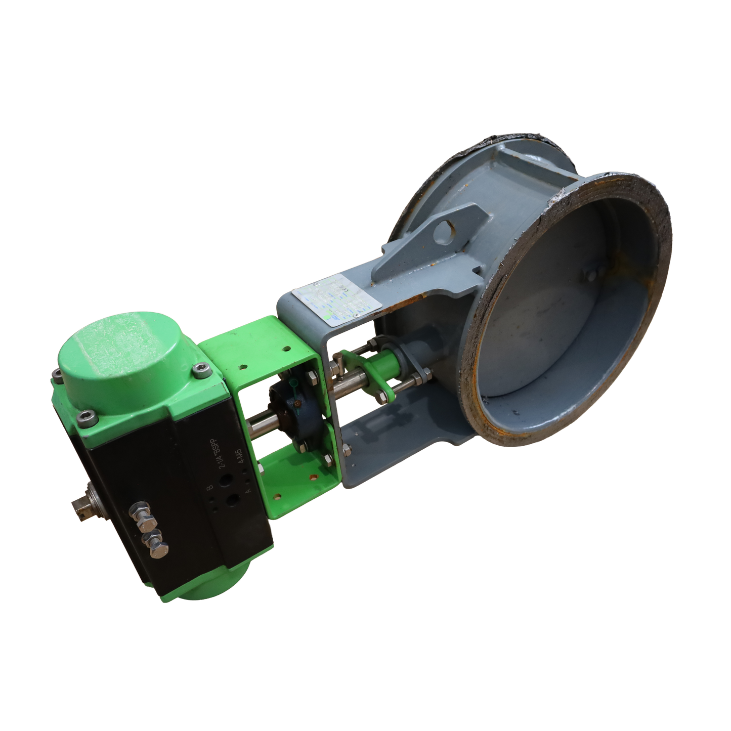 Absperrklappe mit Antrieb DN250 PN06/10 geflanscht - Ammtech srl (010.22.0250.01.17)
