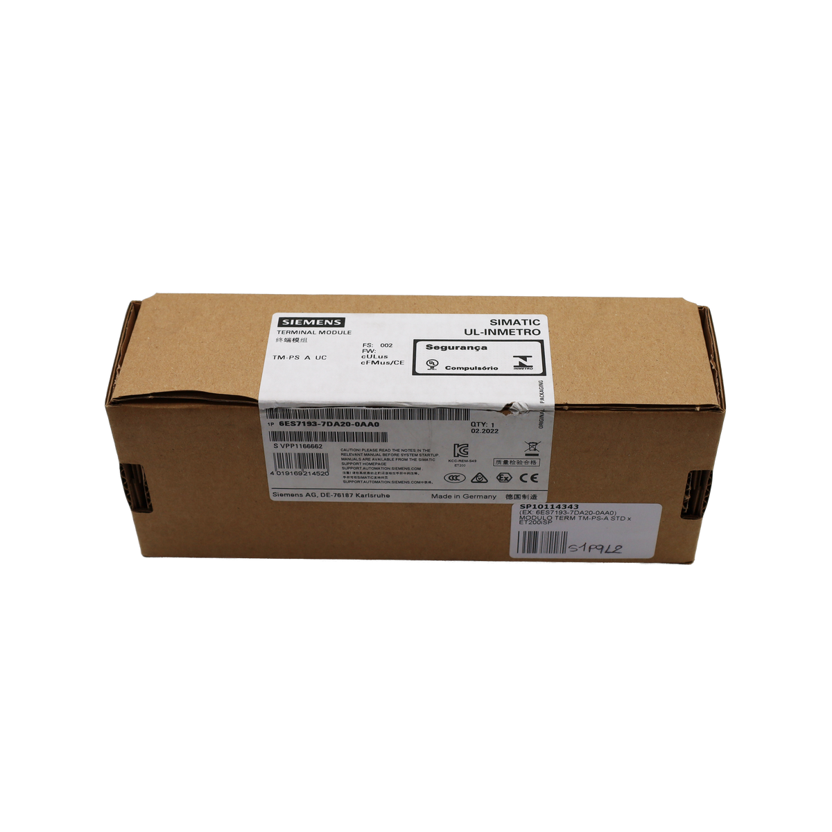 Modulo terminale TM-PS-A standard per ET200iSP - Siemens Italia (6ES7193-7DA20-0AA0)