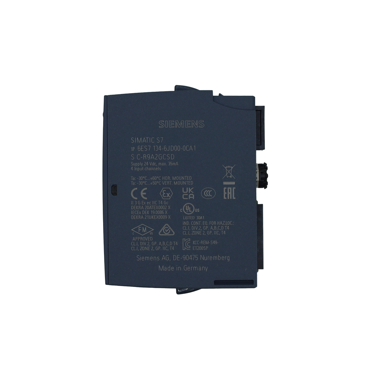 Modulo SIMATIC DP ET200SP 4 AI per termocoppie J, K e PT - Siemens Italia (6ES7134-6JD00-0CA1)