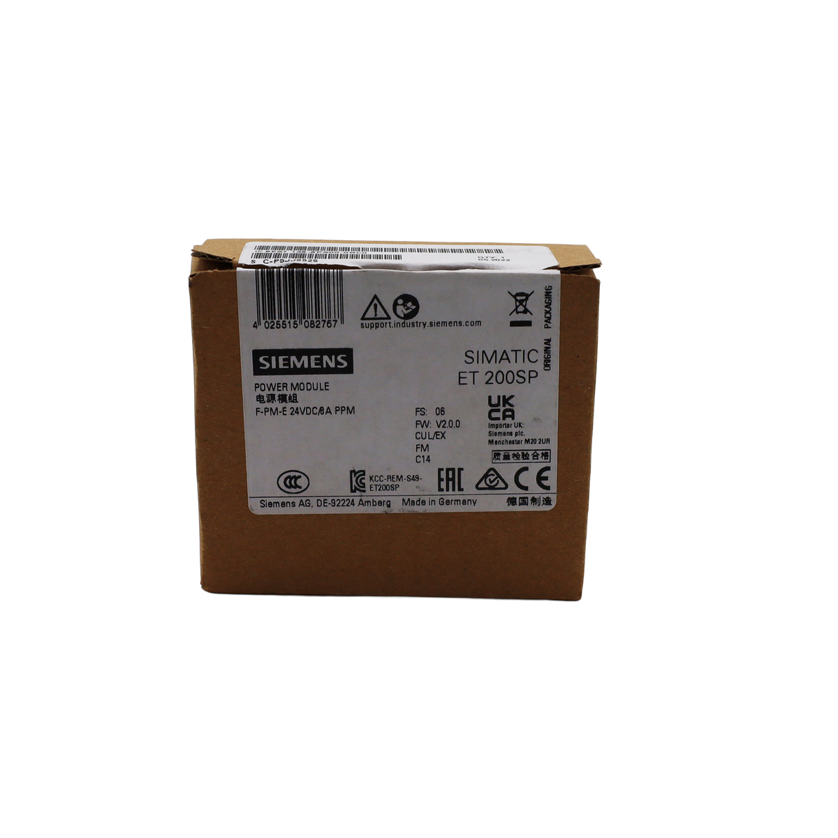 Modulo SIMATIC DP ET200SP F-PM-E PROFIsafe - Siemens Italia (6ES7136-6PA00-0BC0)