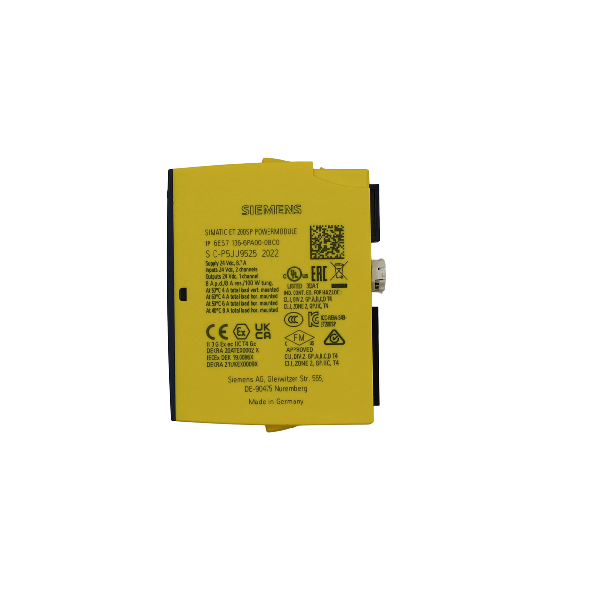 Modulo SIMATIC DP ET200SP F-PM-E PROFIsafe - Siemens Italia (6ES7136-6PA00-0BC0)