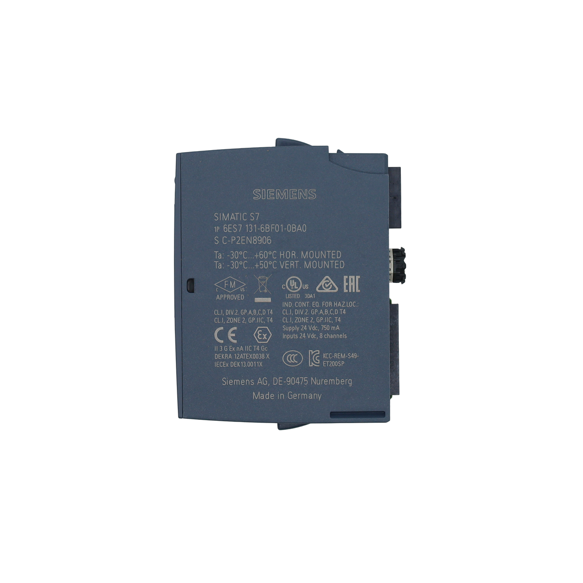 Modulo SIMATIC DP ET200SP 8 DI 24 Vdc ST - Siemens Italia (6ES7131-6BF01-0BA0)