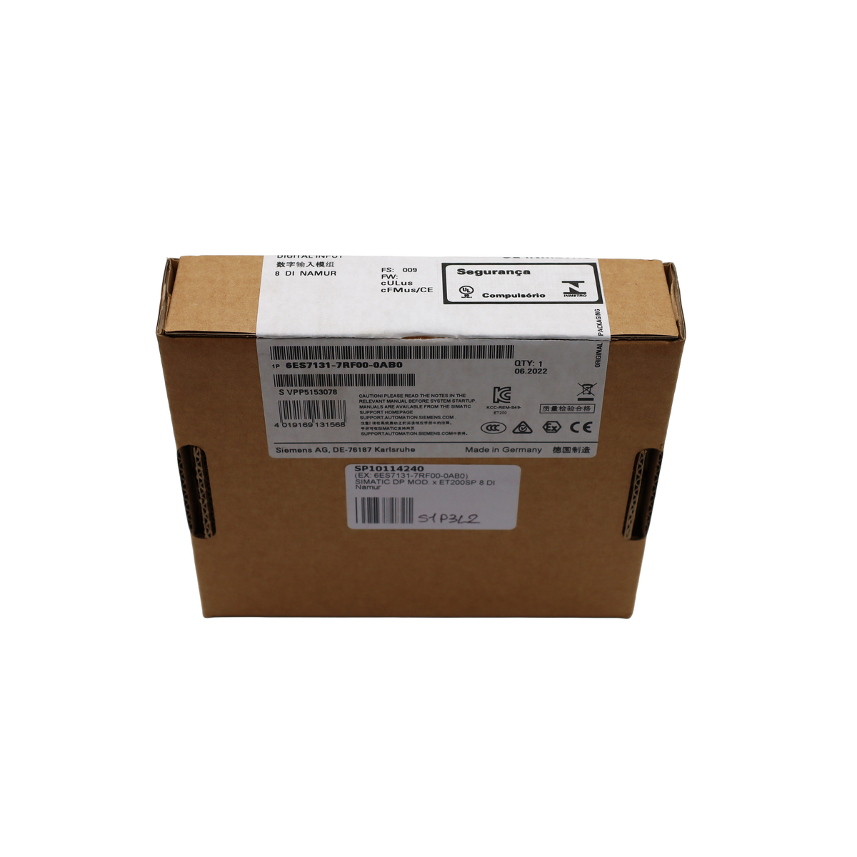 Modulo SIMATIC DP ET200SP 8 DI Namur - Siemens Italia (6ES7131-7RF00-0AB0)