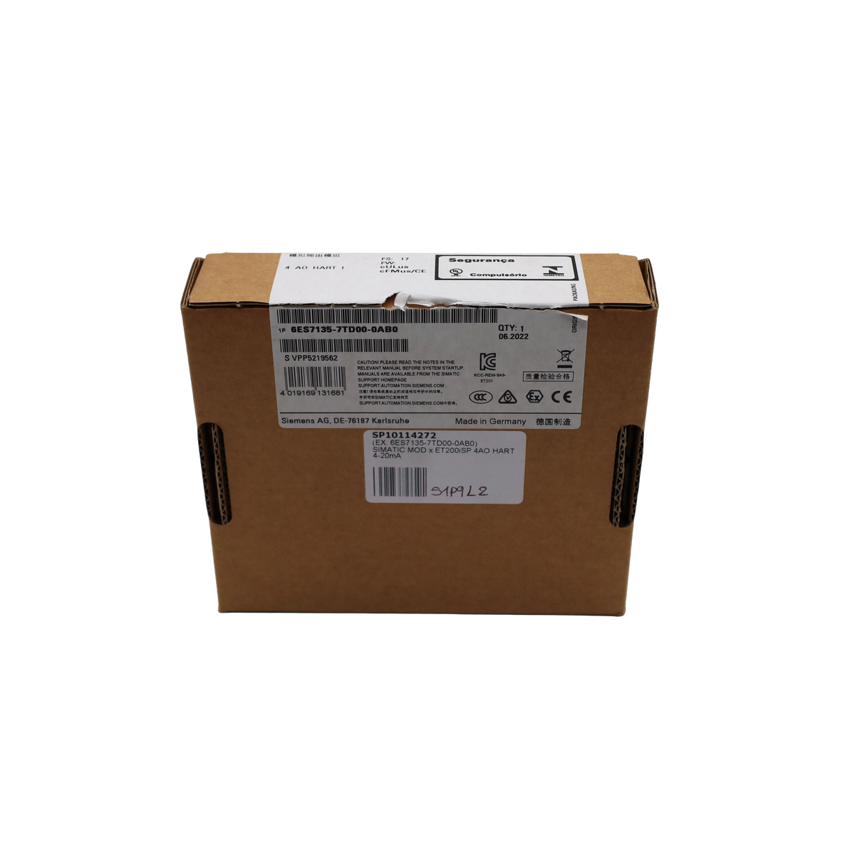 Modulo SIMATIC ET200iSP 4 AO HART 4-20 mA - Siemens Italia (6ES7135-7TD00-0AB0)