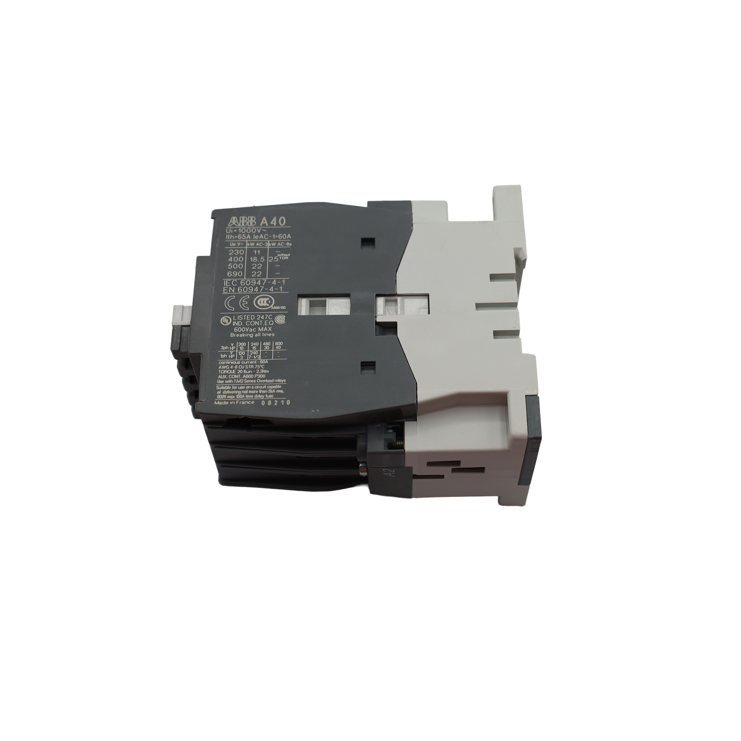 Teleruttore A40-30-10 AC3 18,5 kW 230V - ABB (ELEN1739)