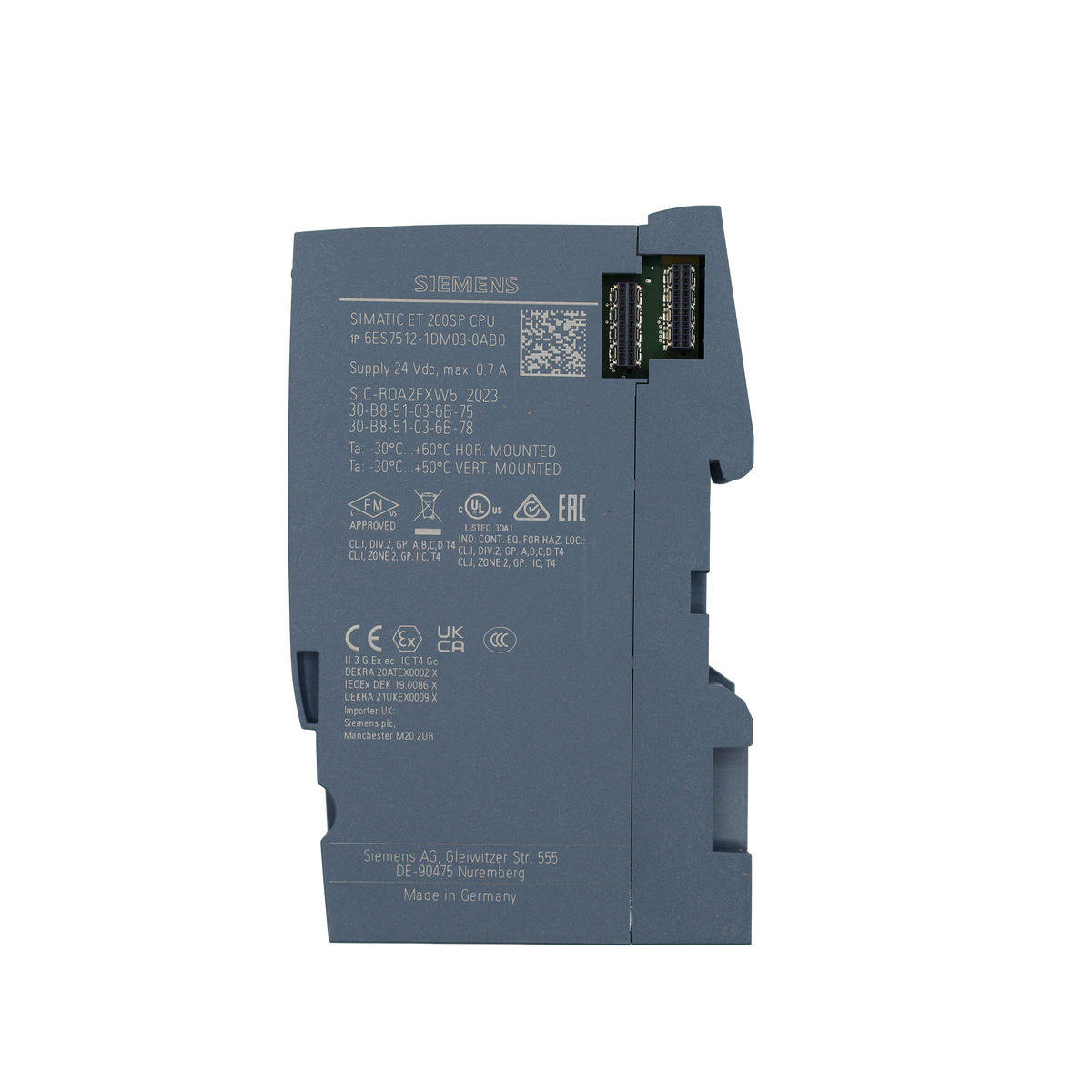 CPU 1512SP-1 PN HF PROFINET IRT - Siemens Italien (6ES7512-1DM03-0AB0)