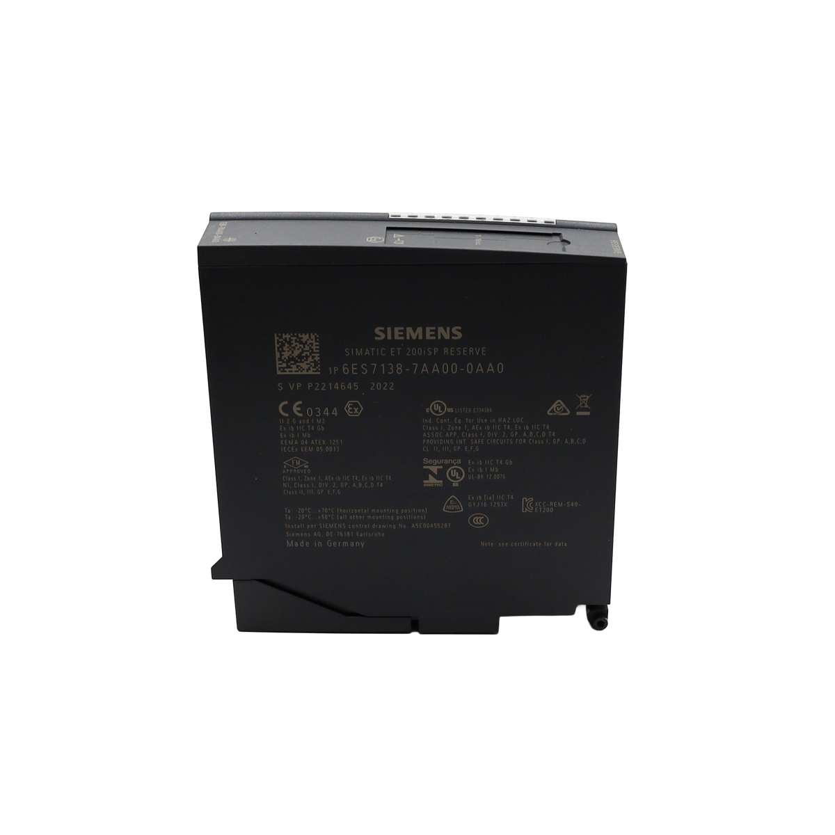 Modulo jolly SIMATIC DP ET200iSP - Siemens Italia (6ES7138-7AA00-0AA0)
