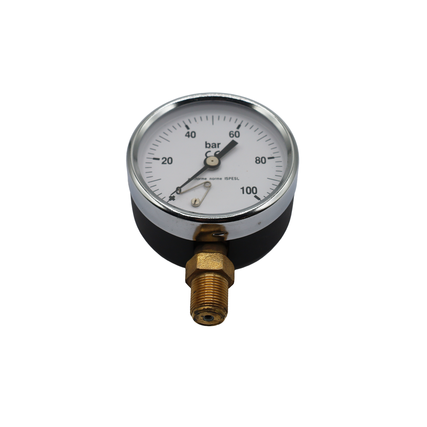 Manómetro Ø80 mm conexión 3/8” radial, escala 0…100 mbar - Termaf (150-030-010-00006)