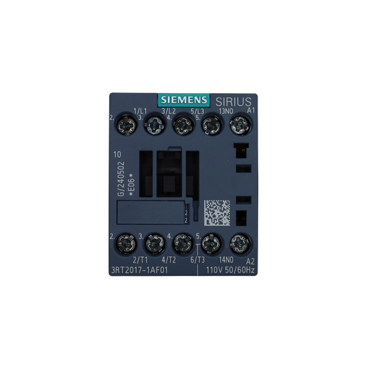 Télérupteur 3P 1NO S00 12 A 400 Vca bobine 110 V - Siemens Italia (3RT2017-1AF01)