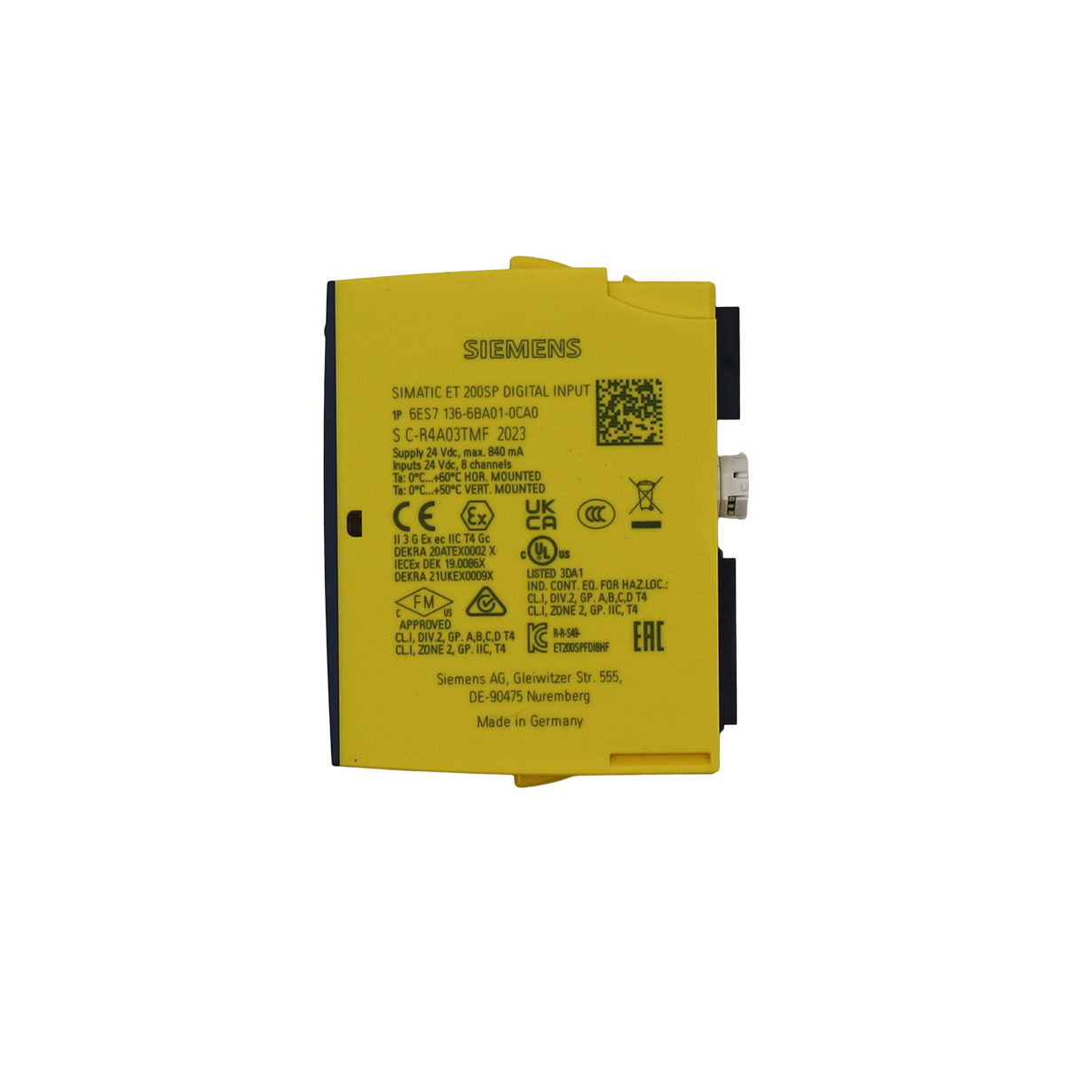 Modulo di sicurezza ET200SP 8 DI 24 Vdc HF - Siemens Italia (6ES7136-6BA00-0CA0)