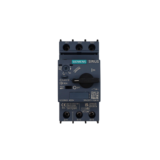Disjoncteur 3x25 A S00 4,5-6,3A VT - Siemens Italie (3RV2011-1GA10)