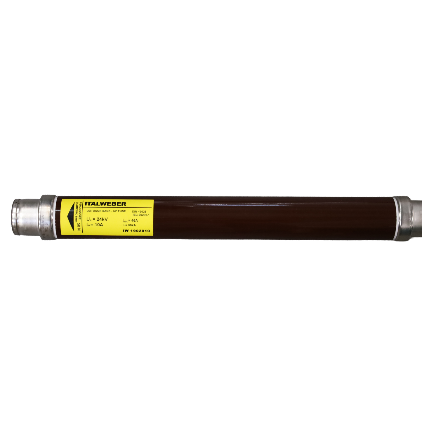 Fusibile MT 24kV 10A 50kA - Italweber s.p.a (IWMT2410)