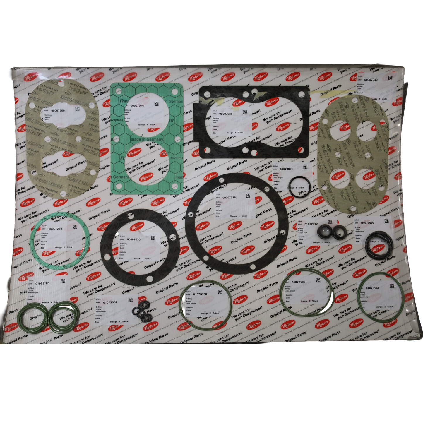 Sealing Gasket Set (OR+VR) TEL 50/45 - KM Engineering (00245271KM)
