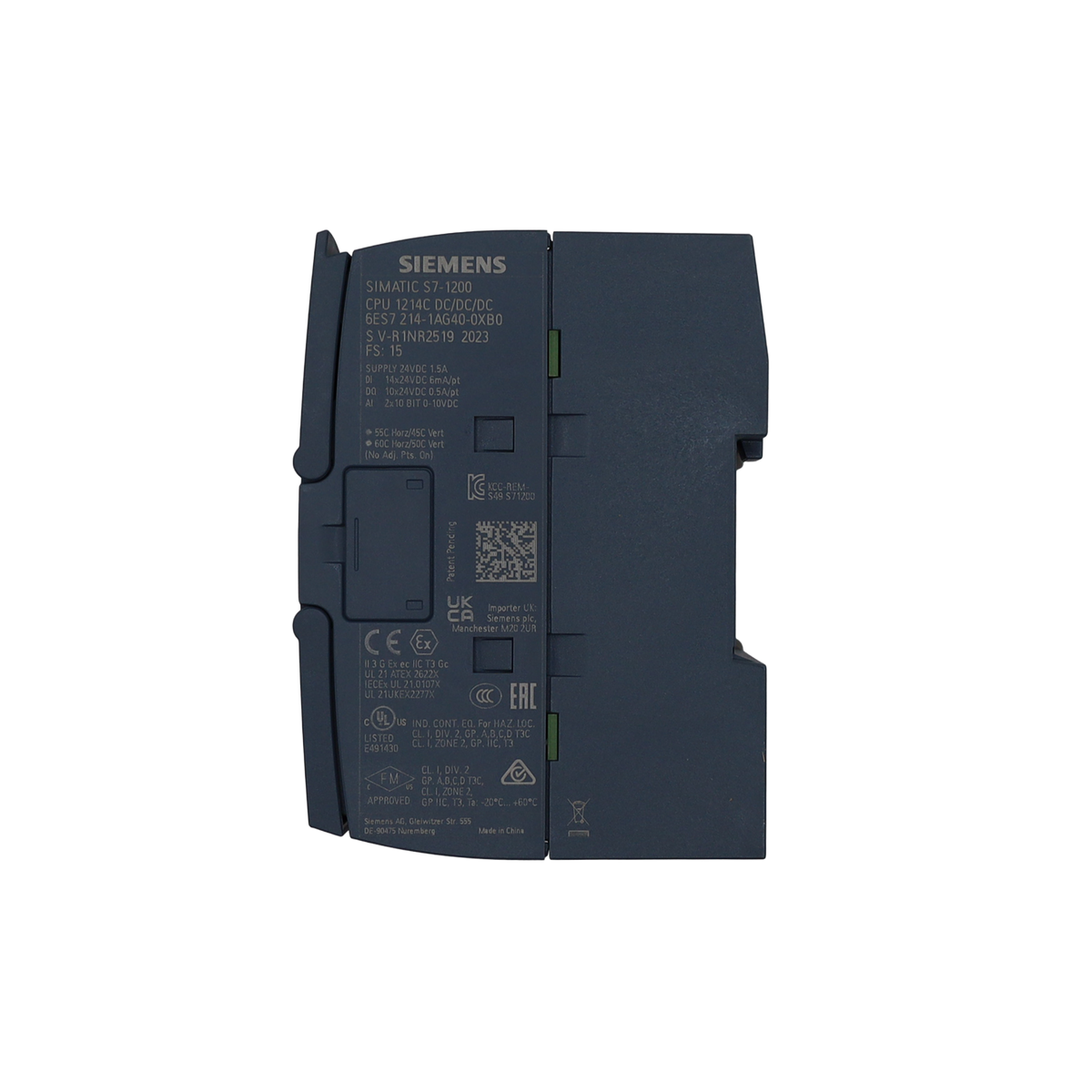CPU 1214C DC/DC/DC con 14 DI, 10 DO e 2 AI - Siemens Italia (6ES7214-1AG40-0XB0)