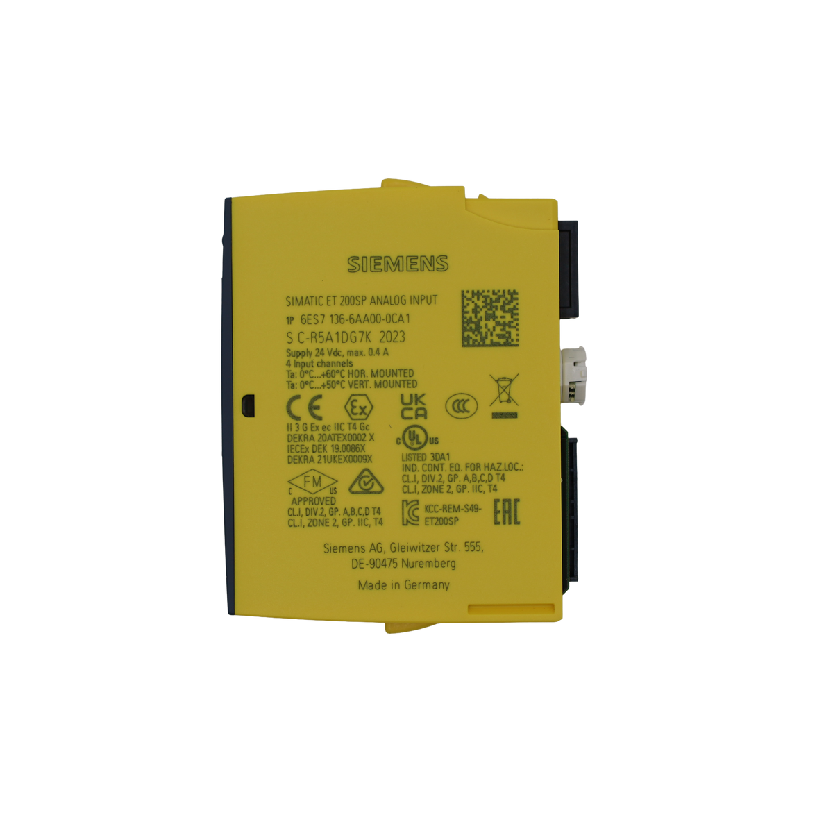 Modulo SIMATIC ET200SP 4F-AI HF PROFIsafe - Siemens Italia (6ES7136-6AA00-0CA1)