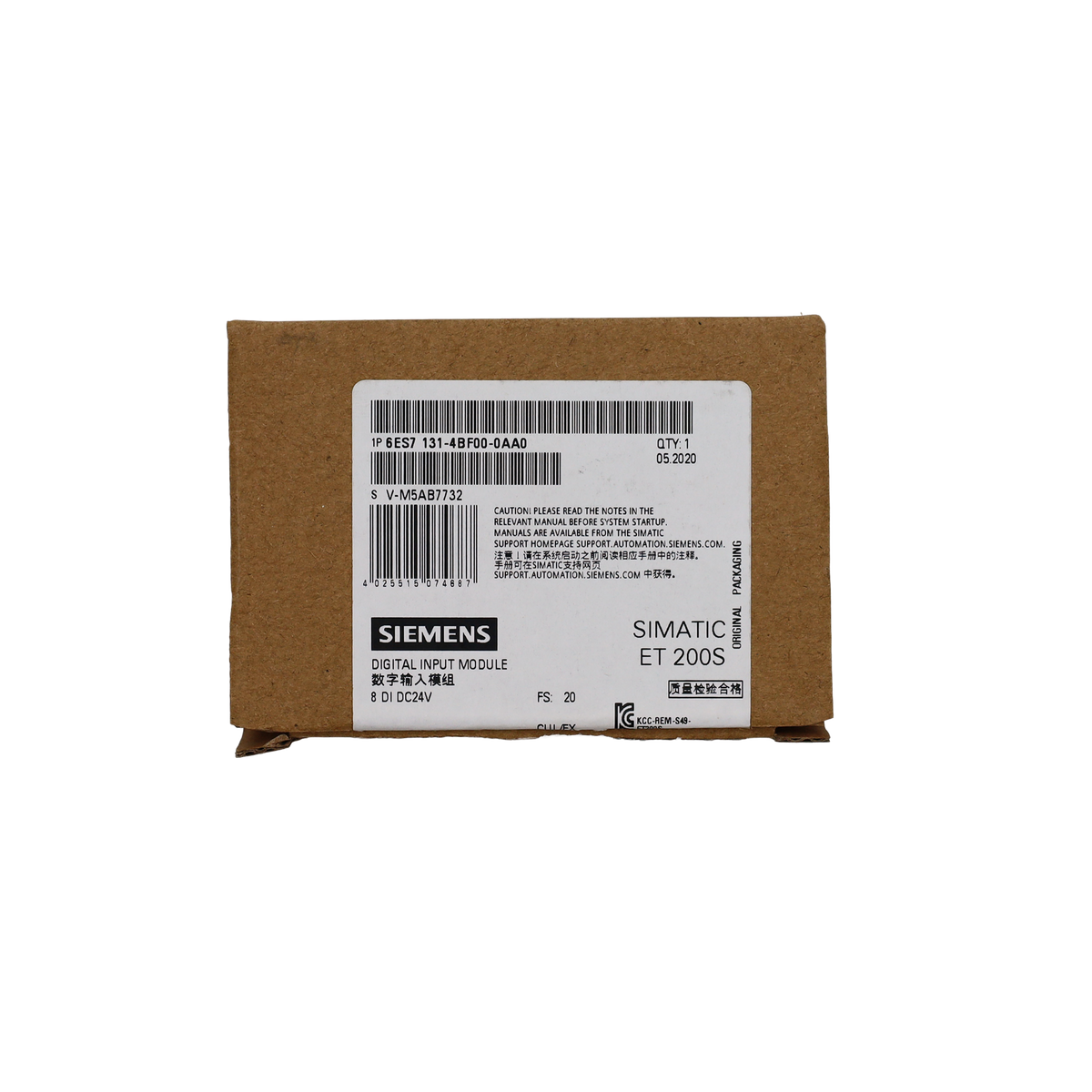 Módulo SIMATIC DP ET200S 8 DI - Siemens Italia (6ES7131-4BF00-0AA0)