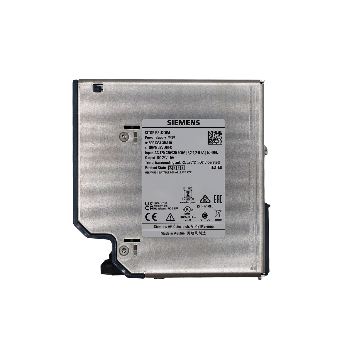 Alimentatore SITOP 24 Vdc 5A - Siemens Italia (6EP1333-3BA10)