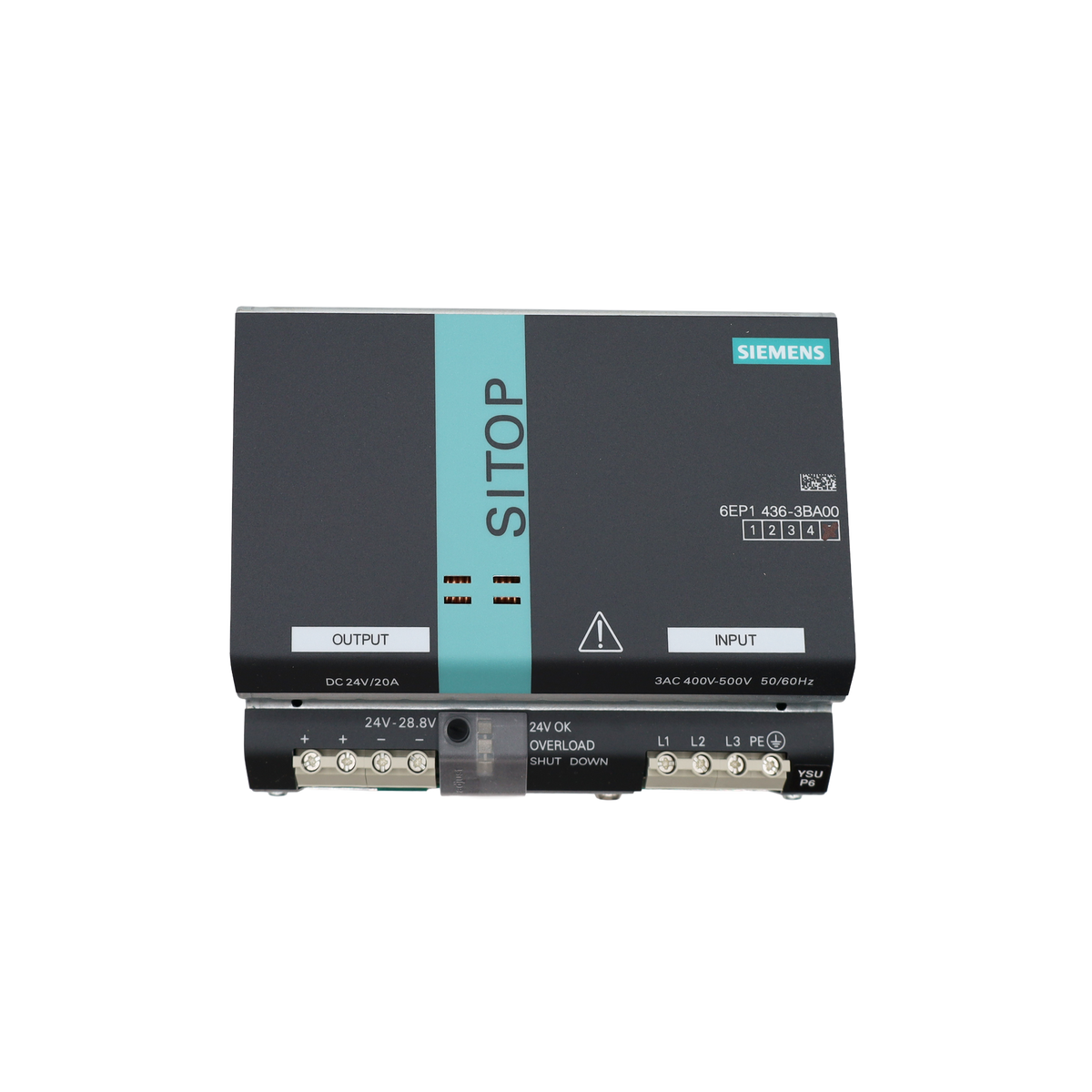 Alimentatore SITOP IN 400-500V OUT 24DC 20A - Siemens Italia (6EP1436-3BA00)