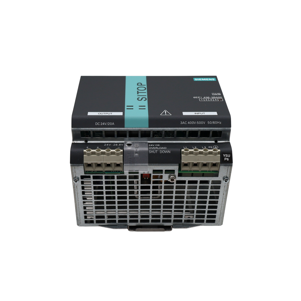 Alimentatore SITOP IN 400-500V OUT 24DC 20A - Siemens Italia (6EP1436-3BA00)