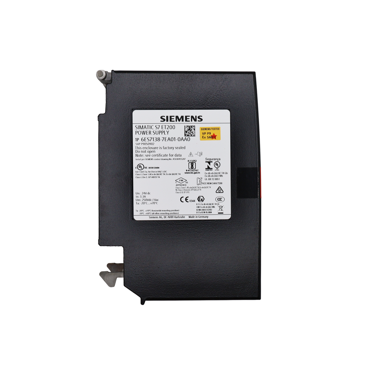 SIMATIC DP ET200iSP Stromversorgungsmodul 24 V DC - Siemens (6ES7138-7EA01-0AA0)