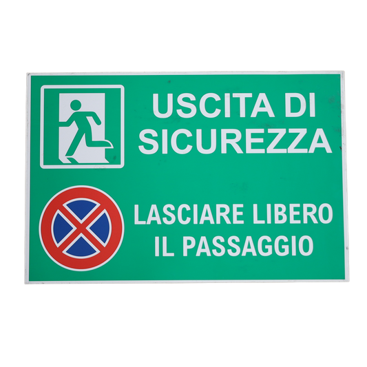 Notausgang-Schild