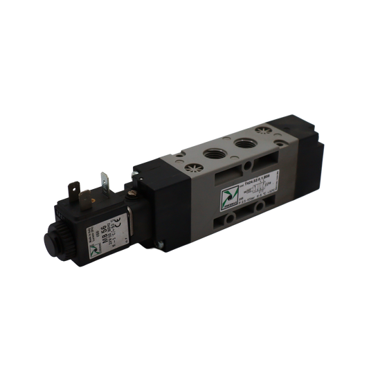 Zawór elektromagnetyczny 5/2 z cewką 24 V AC, przyłącze 1/4" - Rubix (070-001-025-00010)