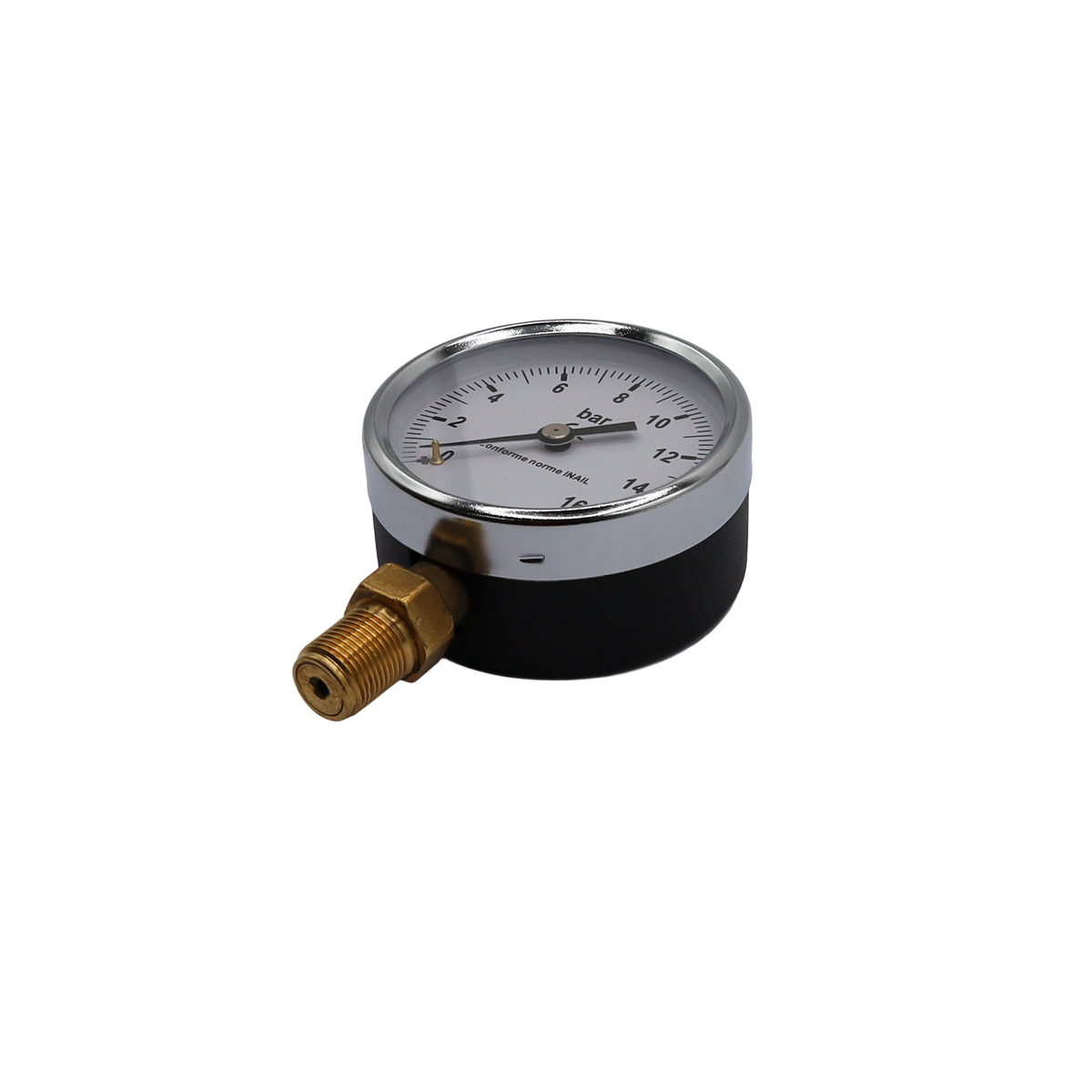 Manometr glicerynowy 1/4G radialny D 63 mm 0-16 bar - Rubix (MAGLDN63R1-40-16)