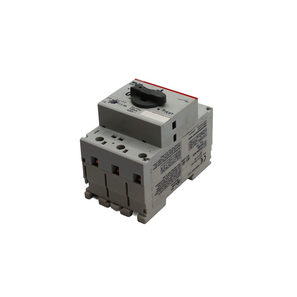 MS325 Manual Motor Starter, adjustment 1.6-2.5 A - ABB (ELEP9417)