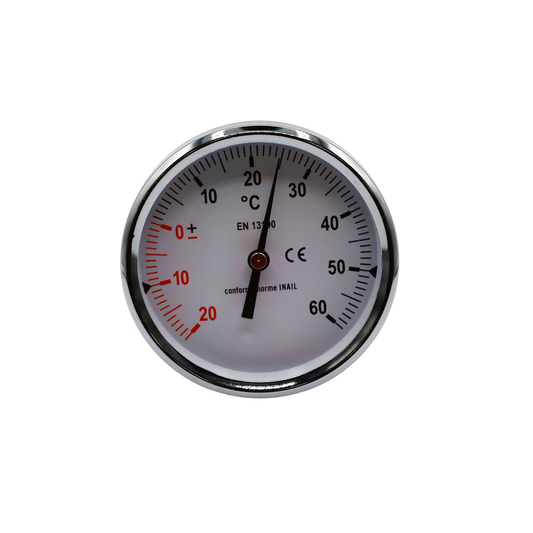 Bimetall-Thermometer L 100 mm 1/2G rückseitig D 100 mm -20/+60 °C - Termaf (TERDN100P2060)