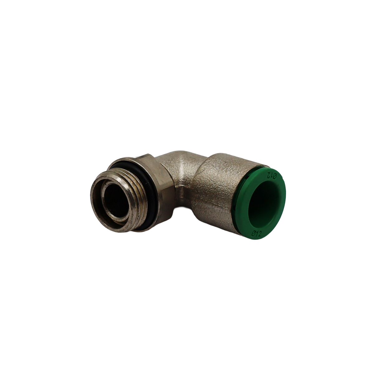 90° Swivel Elbow 12 mm D 3/8" for Rilsan Tube - Rubix (GOGIRIL12X3-8)