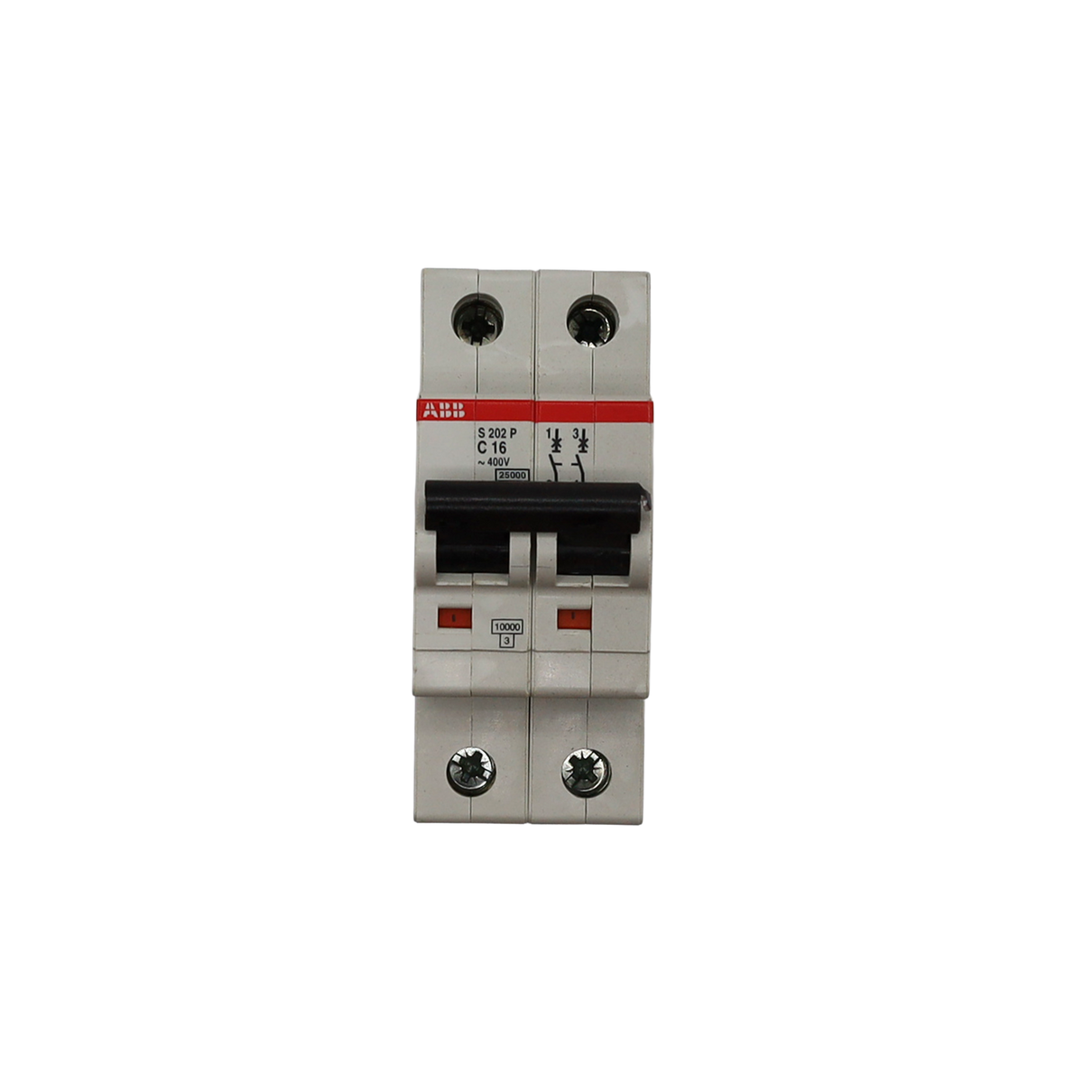 Interruttore automatico S202P 2x16 A 25 kA - ABB (S302PC16)