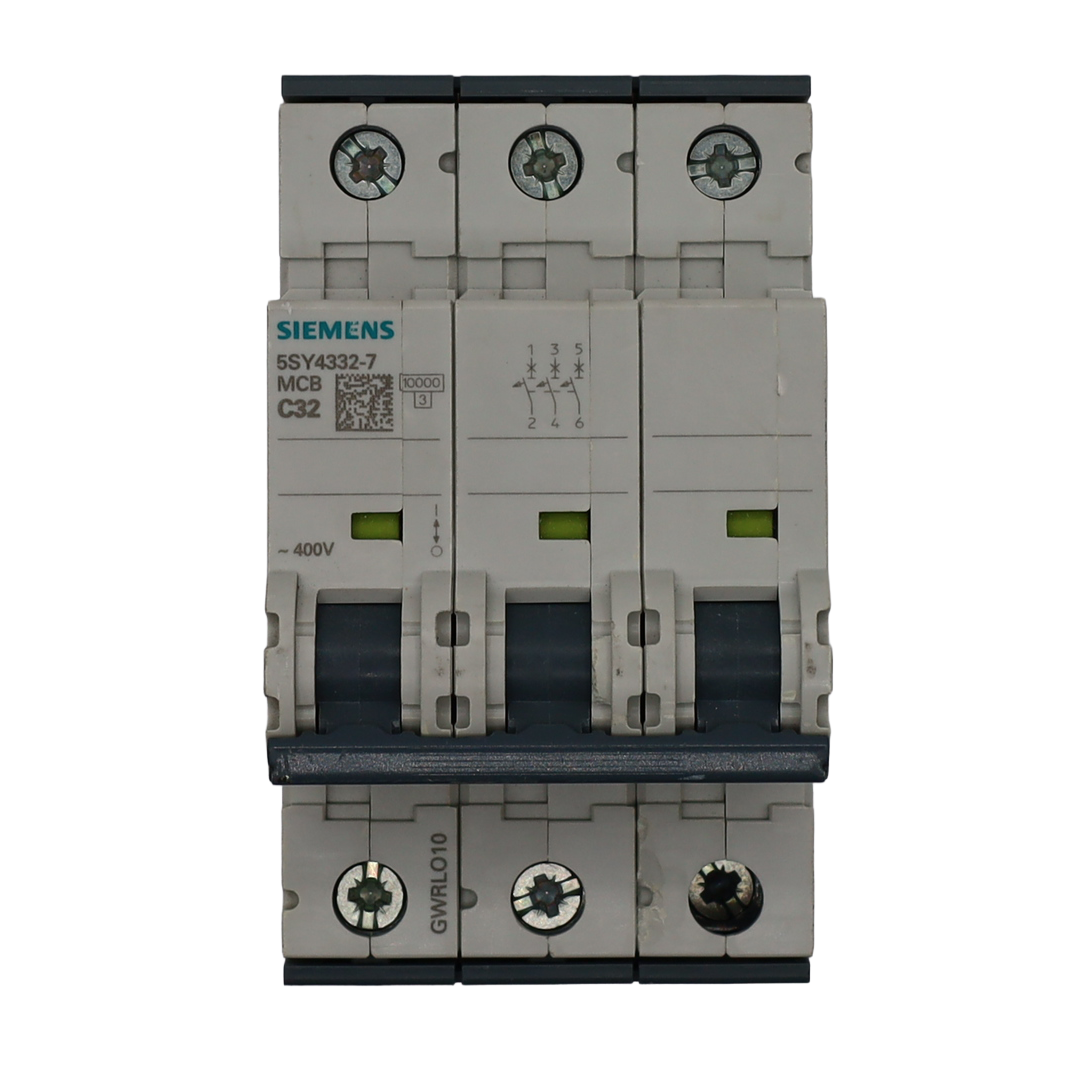Interruttore automatico 3P C 32 A 10kA - Siemens Italia (5SY4332-7)