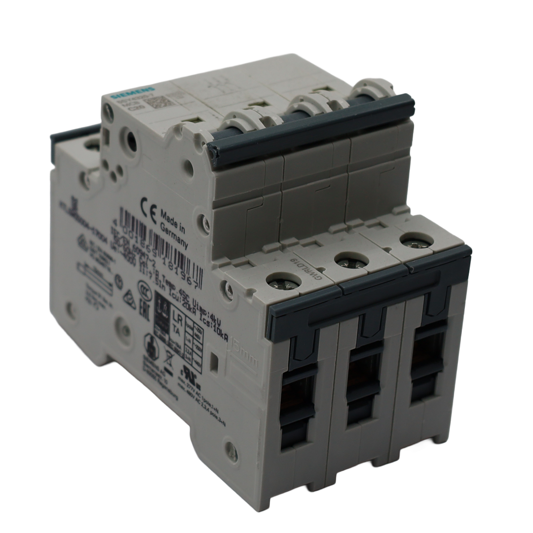 Interruttore automatico 3P C 20 A 10kA - Siemens Italia (5SY4320-7)