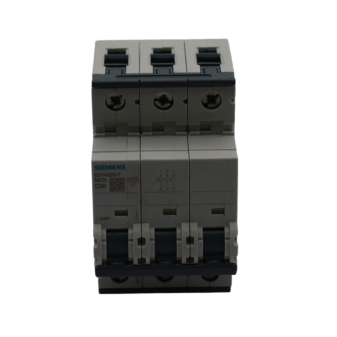 Interruttore automatico 3P C 20 A 10kA - Siemens Italia (5SY4320-7)