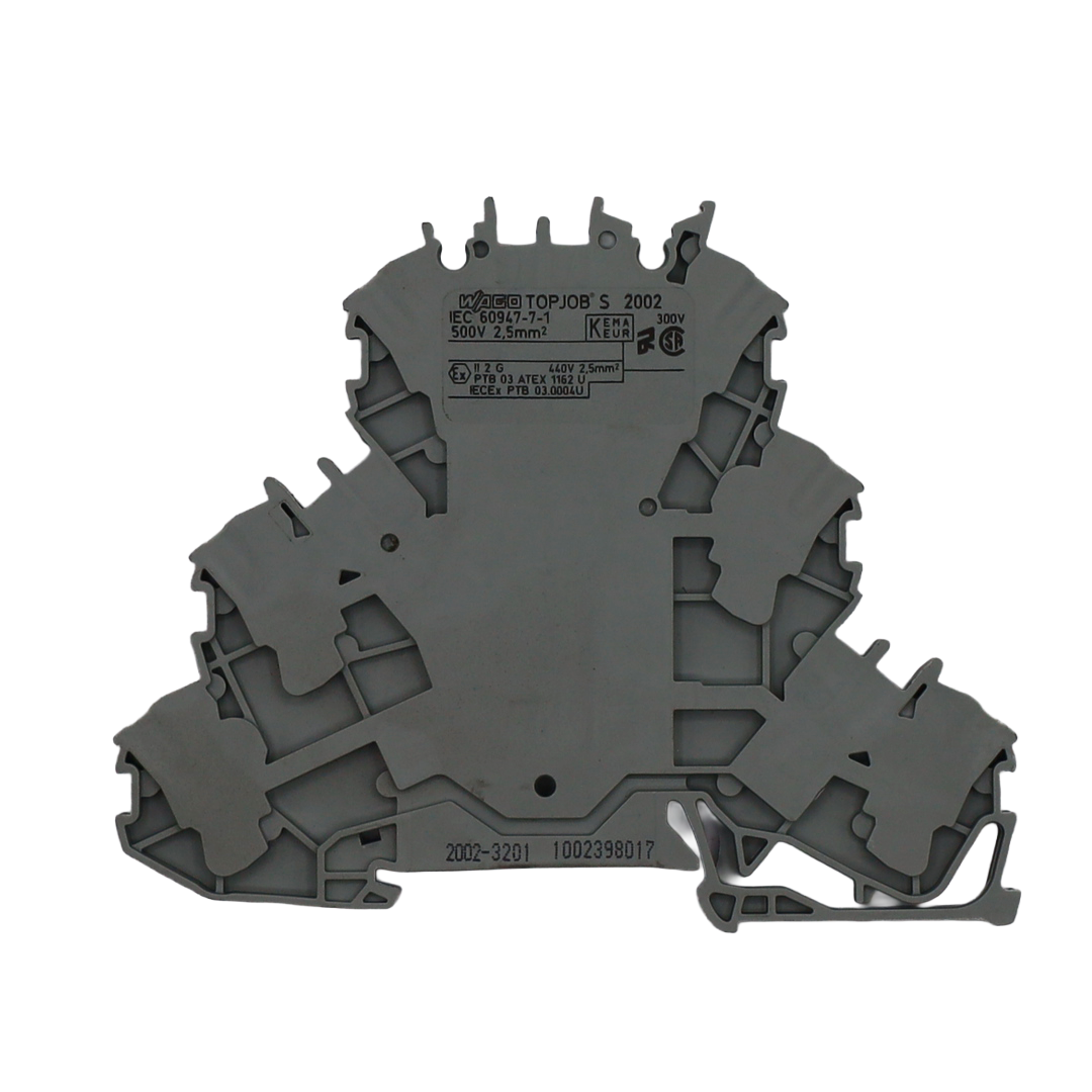 Wago 3-pole terminal block 2.5 mm² Ex e II - Wago electronics (WA2002-3201)