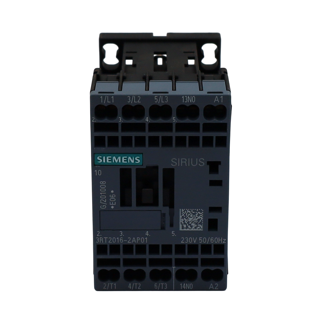 Contacteur S00 AC-3 9 A, 4kW/400V 1NO 230V 3P - Siemens Italia (3RT2016-2AP01)
