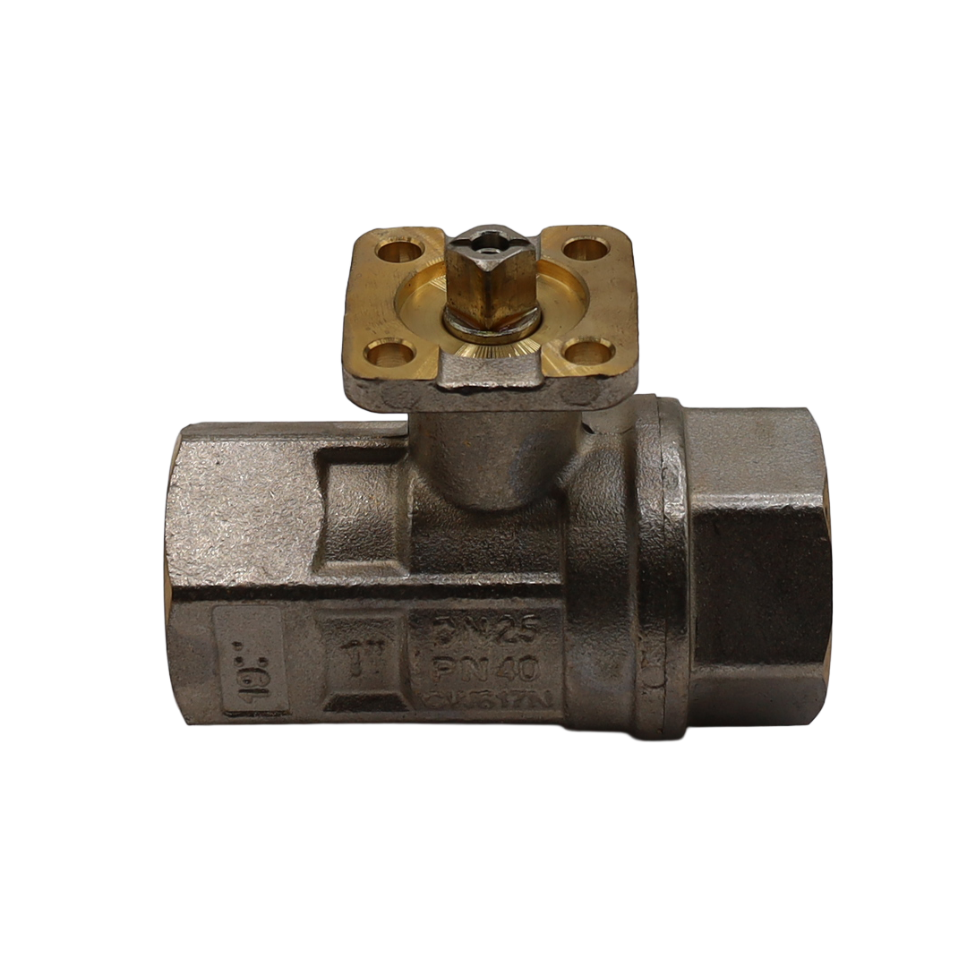 Betätigter Kugelhahn 1" PN40 mit Innengewinde, schräger Anschluss - Idras (570075IDR)