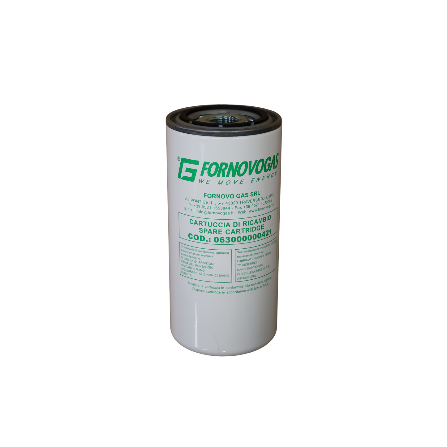 Cartuccia filtro olio NA ACS SA200-2 - FORNOVO GAS SPA (063000000421)
