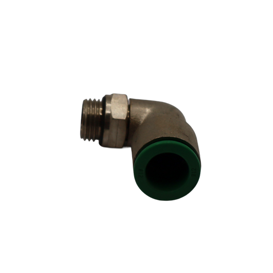 Gomito girevole 90° D 12 mm 1/4" per tubo Rilsan - Rubix (GOGIRIL12X1-4)