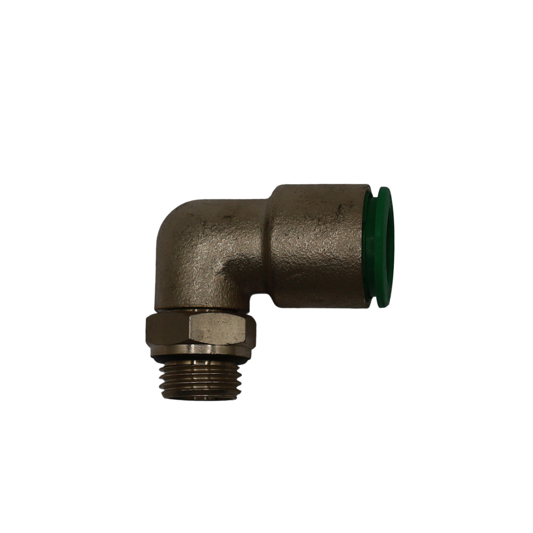 Coude pivotant 90° D 12 mm 1/4" pour tube Rilsan - Rubix (GOGIRIL12X1-4)
