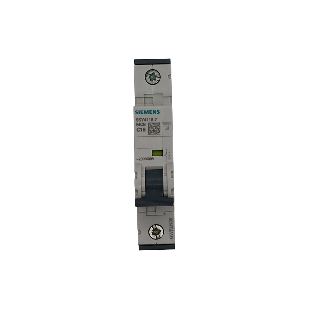 2P Miniature Circuit Breaker, C-Curve, 16 A, 10 kA - Siemens Italy (5SY4116-7)