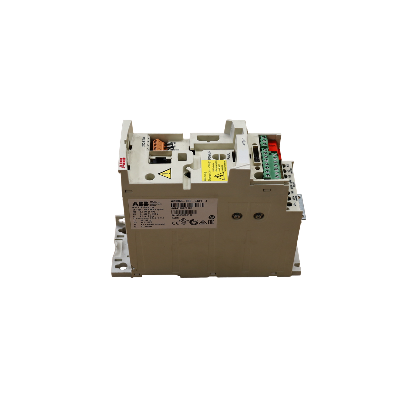 Inverter ACS350 4,00 kW 8,80 A 3F R1 REV - Abb s.p.a. (ACS355-03E-08A8-4)