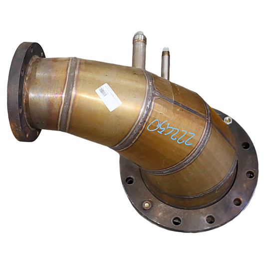 Tubería curva salida de gas turbina JE316 (222450)